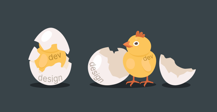 The age-old question of the chicken and the egg also applies to design and development.