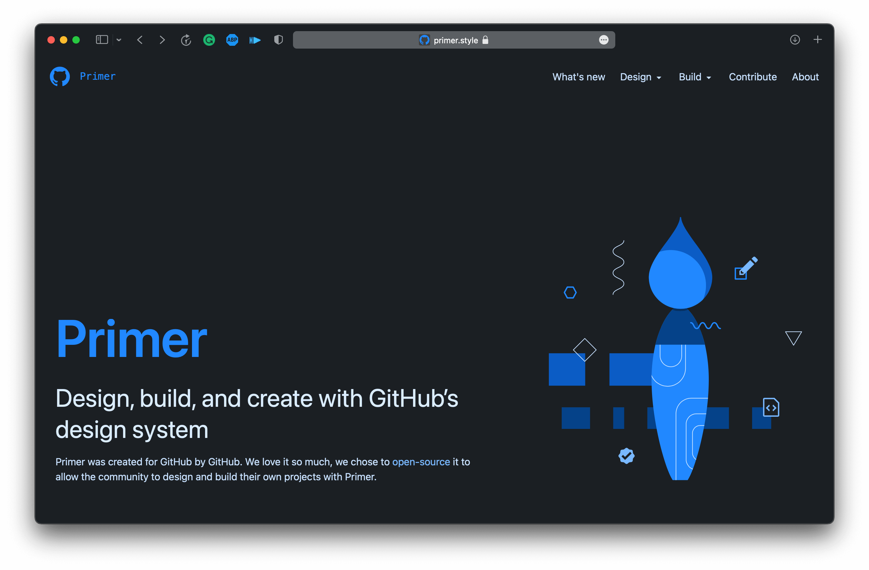 Github primer Home page